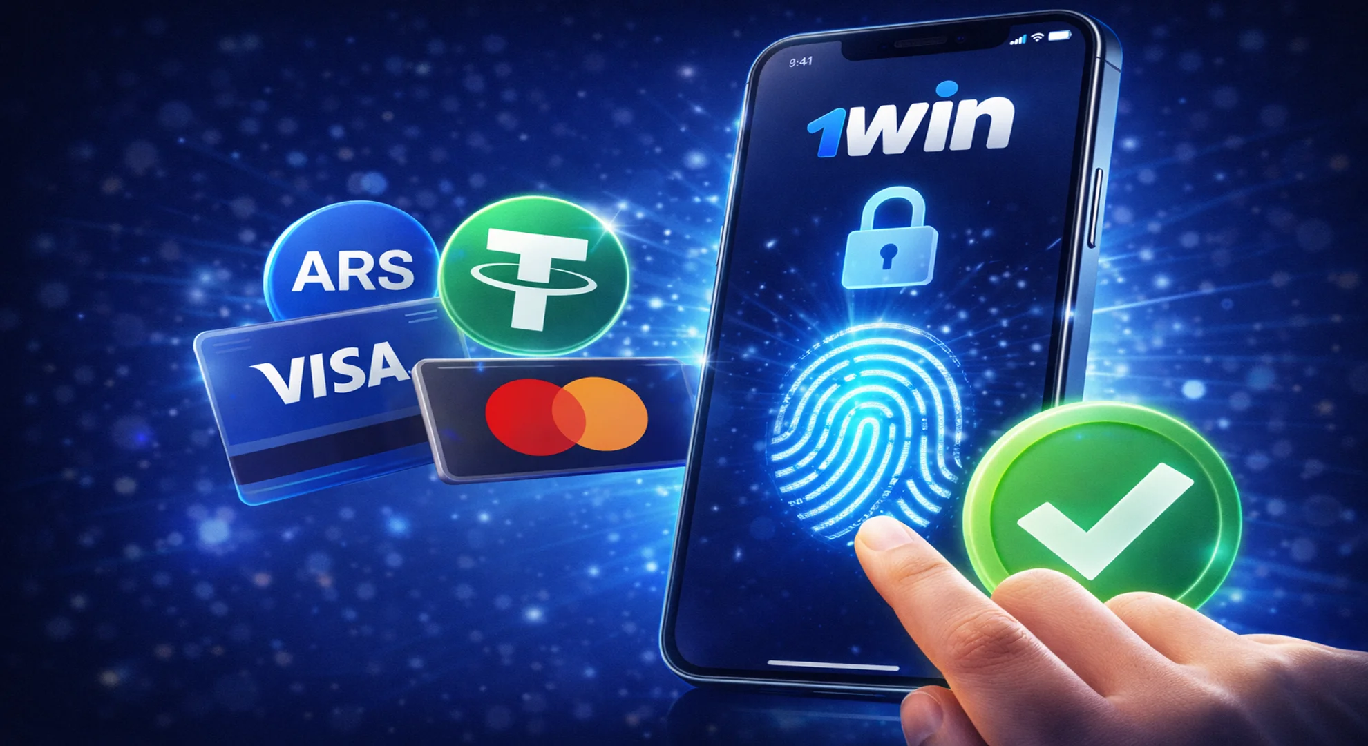 Pagos y seguridad en la app de 1win